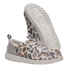HEYDUDE X BURLEBO Wally Funk Youth Deer Camo